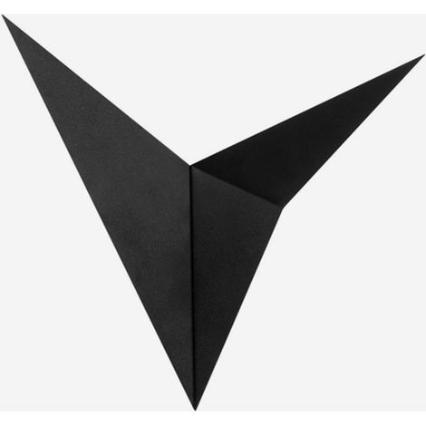 Geometrische Design-Wandleuchte aus Metall Bird - Schwarz