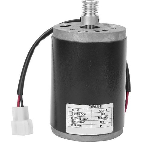 180-V-150-W-Gleichstrommotor, Aluminiumlegierung, Permanentmagnet, bürstenlos, Kettenrad und Zahnriemenscheibe 7712-8 (1/5)