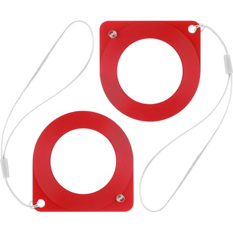 OUNONA Paquete de 2 bobinas de inducción para ECU de coche, color rojo, dispositivo de diagnóstico portátil pequeño para automóviles