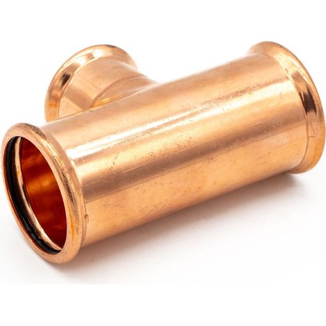 Premium Copper Press Fitting Branch Tee for Water & Gas (1/2)