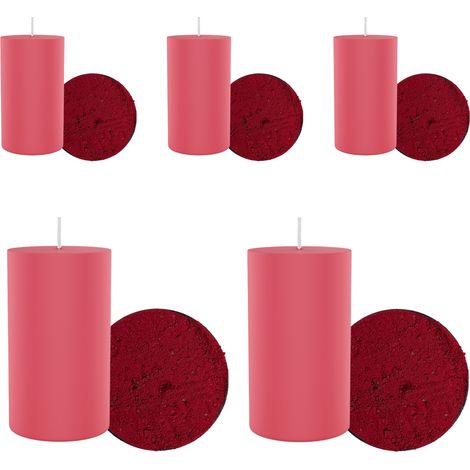 Tinte especial para velas color rosa coral 10 g