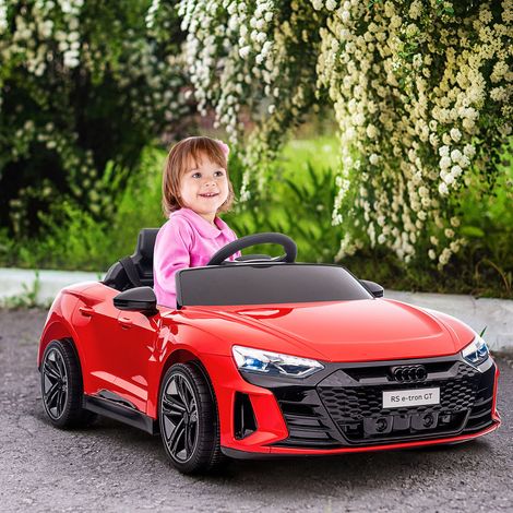 Voiture Électrique Enfants Audi Rs E-tron Gt Batterie Télécommande Article Enfant +3 ans Rouge 103x58x41cm