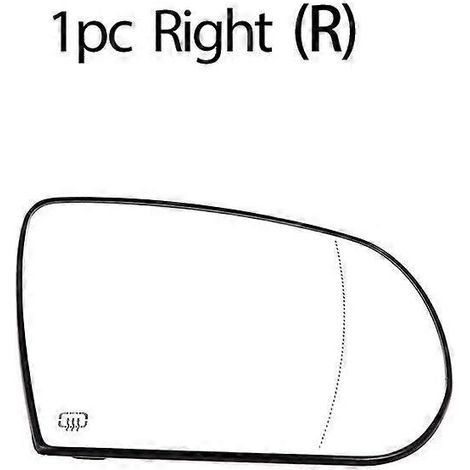 Beheizbares, robustes Außenspiegelglas für Jeep Compass MP (2017–2022) – 1 Stück rechts