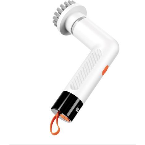 Brosse Nettoyage Electrique, Brosse Nettoyage Électrique Rotative avec 4 Têtes, 2 Vitesses Réglables et IPX6 Étanche, Electric Spin Scrubber pour Salle de Bain, Cuisine, Carrelage (1/5)