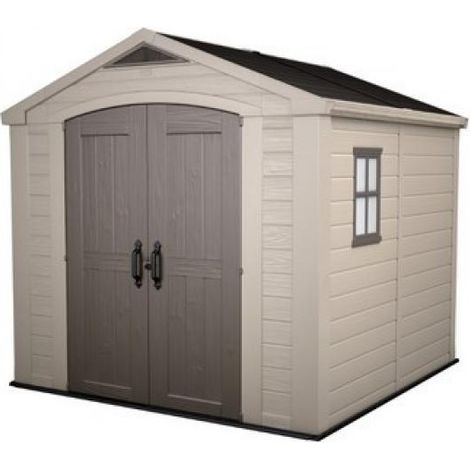 Caseta Cobertizo Resina Jardin Factor 8X8 Keter