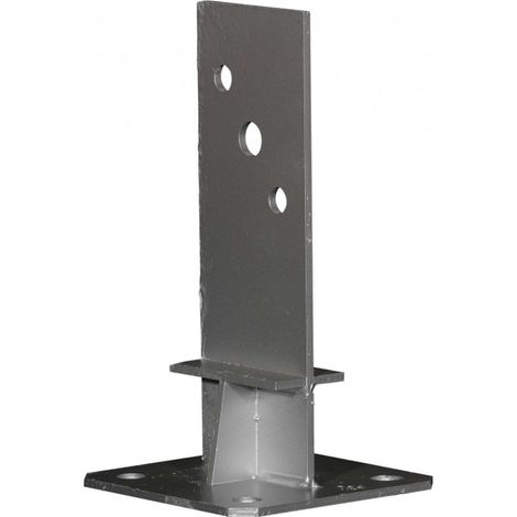 Simpson Strong Tie – Pied de poteau en âme platine 34x60mm – épaisseur 4mm – Accessoire pour poteau – Pour béton armé et assemblages discrets (1/4)
