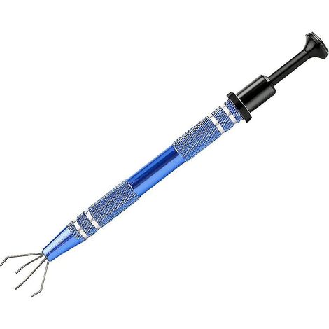 Outil de préhension de bijoux Botao à 4 griffes, pince à épiler pour la fabrication de bijoux, outil de préhension de diamants, pierres, petites pièces (1 pièce, bleu) (1/5)