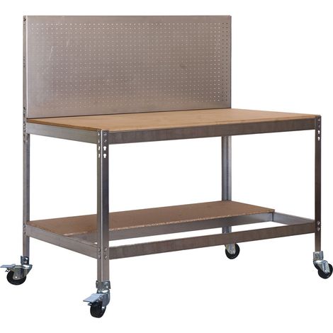 Simonrack Robust Arbeitsbank aus Metall und Holz