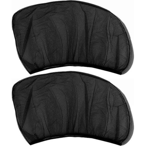 Moustiquaires pour vitres de SUV - Intimité totale et protection anti-moustiques - Bébé qui fait la sieste sur les sièges arrière - 2 pièces - Lunette arrière (1/5)