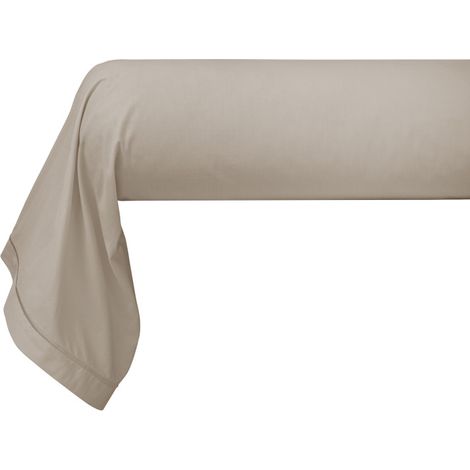 Taie de traversin percale de coton peigné "Julian" Coton Pur
