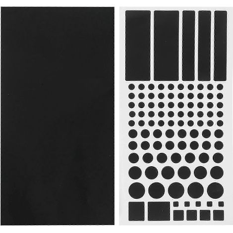 2 feuilles d'autocollants d'ombrage, autocollants occultants pour LED, autocollants d'ombrage pour routeurs, autocollants occultants (1/3)