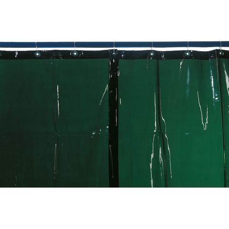 Cortina de soldadura CEPRO Verde 6                         180 x 140 cms