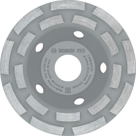 Bosch PRO Concrete Topfscheibe, 50 x 115 mm, 22,23 mm
