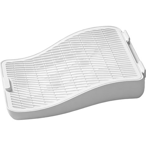Rampe de bac à litière pour chat, antidérapante, Double couche, imperméabilisante, escalier blanc pour la maison (1/5)