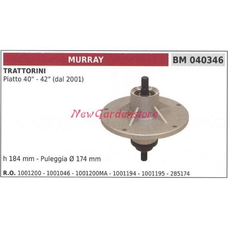 Nabe für Klingenhalter Rasentraktor Mähmaschine flach 40 42 Zoll MURRAY 040346