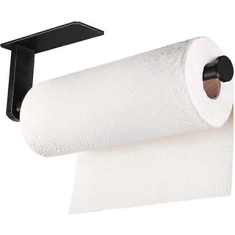 Papierhandtuchhalter, Edelstahl-Papierhandtuchhalter, langer Taschentuchrollenspender, Kleiderbügel für Wohnzimmer B (1/5)