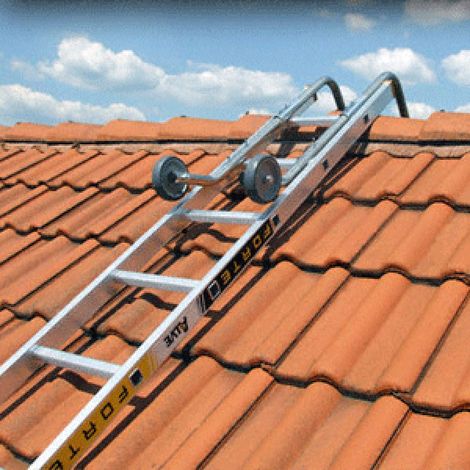 Firstbügel für Dachleiter mit Sprossenabstand 21,5 bis 28cm (nicht für runde Sprossen) - 3030