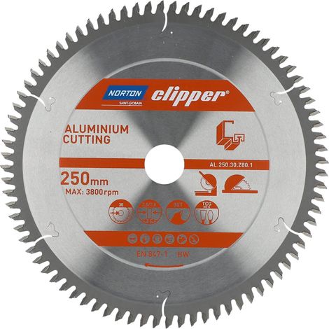Norton-Clipper Hoja de sierra circular 250 mm aluminio
