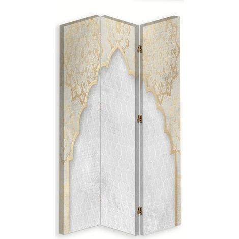 Paravento bilaterale 360, Motivo orientale in oro - 110x170 (1/5)