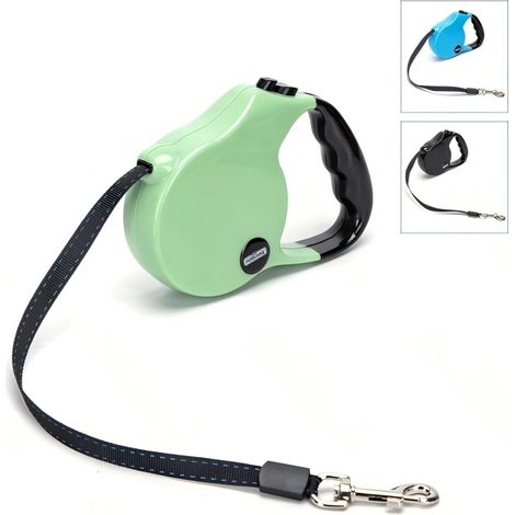 Laisse rétractable automatique 3M pour chiens jusqu'à 15 kg