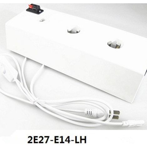 Fourniture de supports pour lampes de test, de douilles pour lampes d'affichage, de bases de lampes de test de vieillissement 2 en 1 et de culots E27/E14 neufs et durables. (1/5)