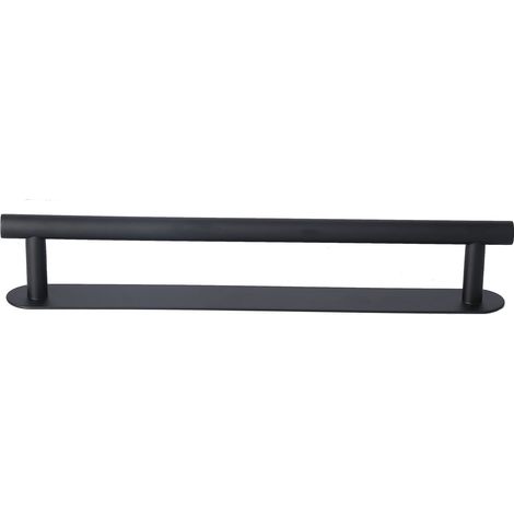 Porte-serviettes adhésif à une seule barre en acier inoxydable 304 pour cuisine et salle de bain, 40 cm / 15,7 pouces (1/5)