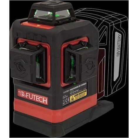 Nivel Láser Verde 3D Multi-Batería 18V Max 54340 ACHA