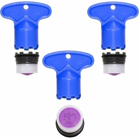 Aérateur de robinet M16, lot de 3, buse de robinet universelle pour cuisine (1/5)