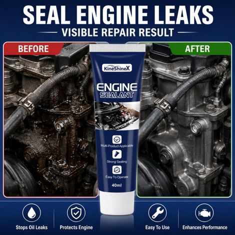 KineShineX engine sealant is suitable for automotive hood edge gaskets, oil seals, metal joints, and more. (1/5)