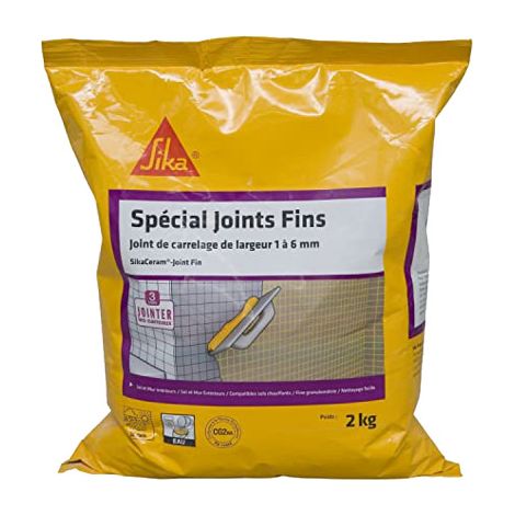 Stucco per piastrelle per interni ed esterni pronto all'impasto - Stucco fine SIKA SikaCeram - Frassino - 2 kg