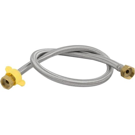 80CM Länge geflochtener Edelstahl-Hahn-Verbindungsstück-Sanitärfitting Edelstahl-304 (1/3)