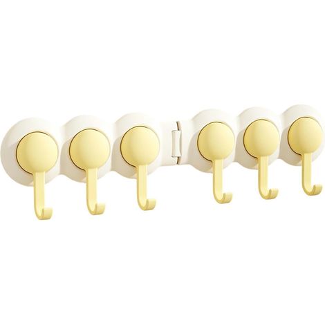 Selbstklebende Wandhaken, wasserdicht, platzsparend, moderner Aufhänger, ästhetisch, ohne Bohren, für Mantel, Tasche, Schlüssel, Werkzeug, Zuhause, Küche, Bad, Wohnzimmer, Schlafzimmer (1/5)