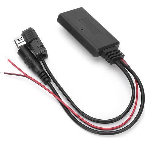 Câble adaptateur Bluetooth AUX avec micro pour appel mains libres smartphone, compatible autoradios Alpine, kit voiture sans fil (1/5)