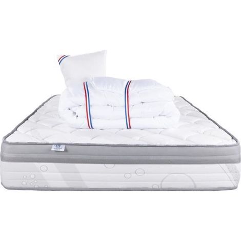 Matelas - ViscoPlus - 90 x 190 cm - Mousse memosoft100 - 26 cm d'épaisseur (1/4)