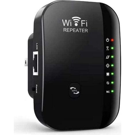 Nouveau 300M bun amplificateur de signal sans fil transmetteur d'extension de réseau AP booster répéteur (noir) (1/4)