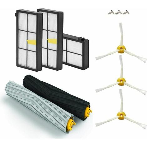 Kit Bürsten und Zubehör für iRobot Roomba Staubsauger. 11 PCS-Serie 800/900 (1/5)