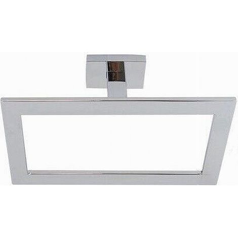 Trade Shop - MODERNER HANDTUCHHALTER RING WANDMONTAGE BADEZIMMER ACCESSOIRES CUBE 87216 -