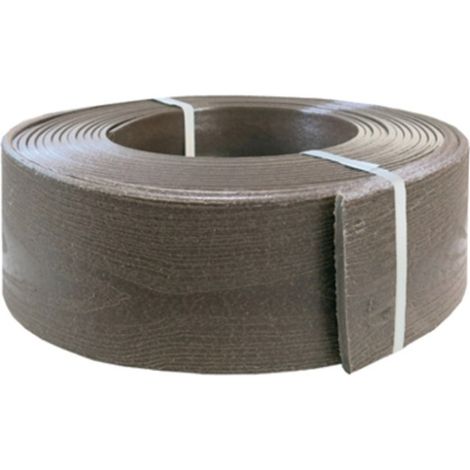 BARK recycelte Polyethylen-Kunststoffkante - Holzeffekt - 0,09 x 10 m - Braun Nortene (1/2)