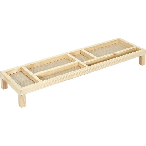 Plateau Organisateur de Bureau - HOME DECO FACTORY - Marron (1/5)