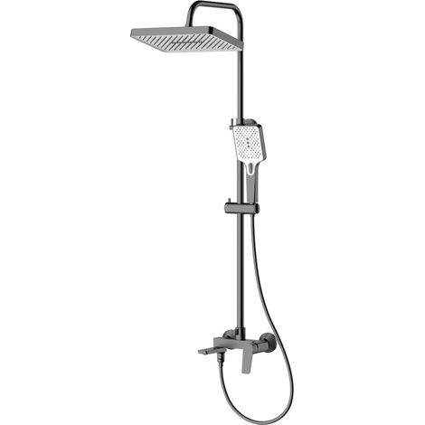 Colonne de douche FLERY avec mitigeur à levier, bras réglable, canon de fusil