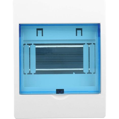 Boîte de distribution, boîtier de jonction électronique d'alimentation à couvercle transparent pour disjoncteur 4-6 voies à l'intérieur sur le mur (1/5)