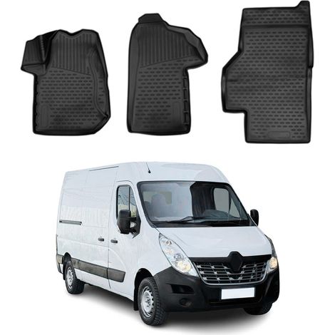 OMAC Tapis de Sol Avant pour Renault Master 2010-2024 sur Mesure en Caoutchouc (1/5)