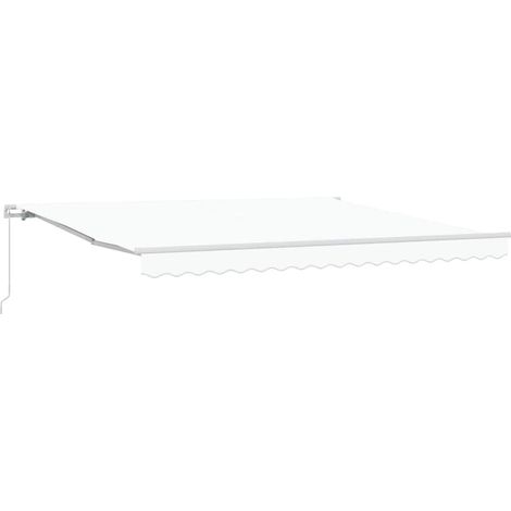 Maison Exclusive - Tenda da Sole Bianco 400 x 350 x 165 cm Poliestere e Metallo