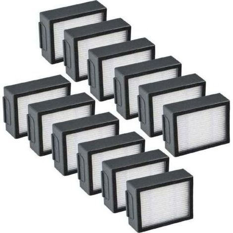 12-Pack Remplacement Filtres - iRobot Roomba i & e i7 e5 e6 + J7 Pièces de Rechange pour Aspirateur Accessoires (1/4)