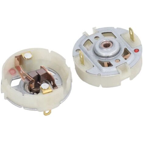 2 Pieces Support de Balai de Moteur, Balai de Charbon RS550, Accessoire de Support pour Perceuse Visseuse Electrique, Balai de Charbon pour Moteur, Pieces Detachees pour Perceuse (1/5)