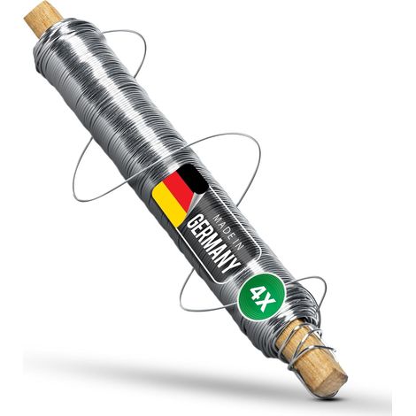 4 fils de ligature 0,65 mm galvanisé antirouille