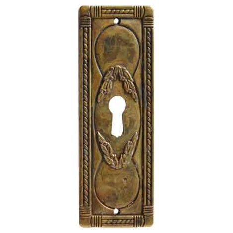 Bocchetta per Mobili 5038 A6 Verticale 34 x 96 mm Giusti Patinato Antico (1/2)