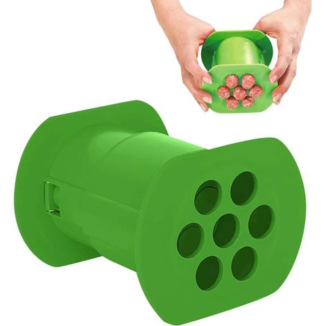 Modellatore per rotoli di salsiccia, 7 Non-Dry 7 Pressa per salsicce, Macchina manuale per salsicce, Strumenti per grigliate BBQ, Gadget da cucina per il