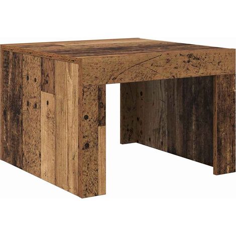 Maison Exclusive - Couchtisch Altholz 50 x 50 x 35 cm Holzwerksto