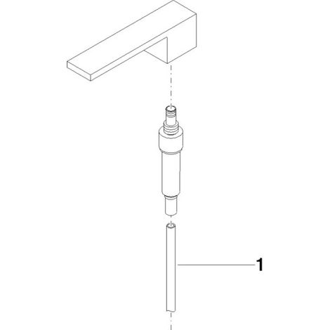 Dornbracht 90101051600-00 Tête de distributeur complète Pièce de rechange (1/3)